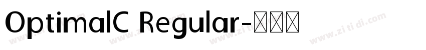 OptimalC Regular字体转换